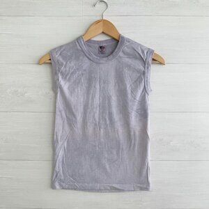 Vintage DG Sportswear - Purple muscle tee tie-dye tank, M 10/12